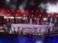 ¡Majestuosa! Música, danza y coreografía aérea dan inicio a juegos